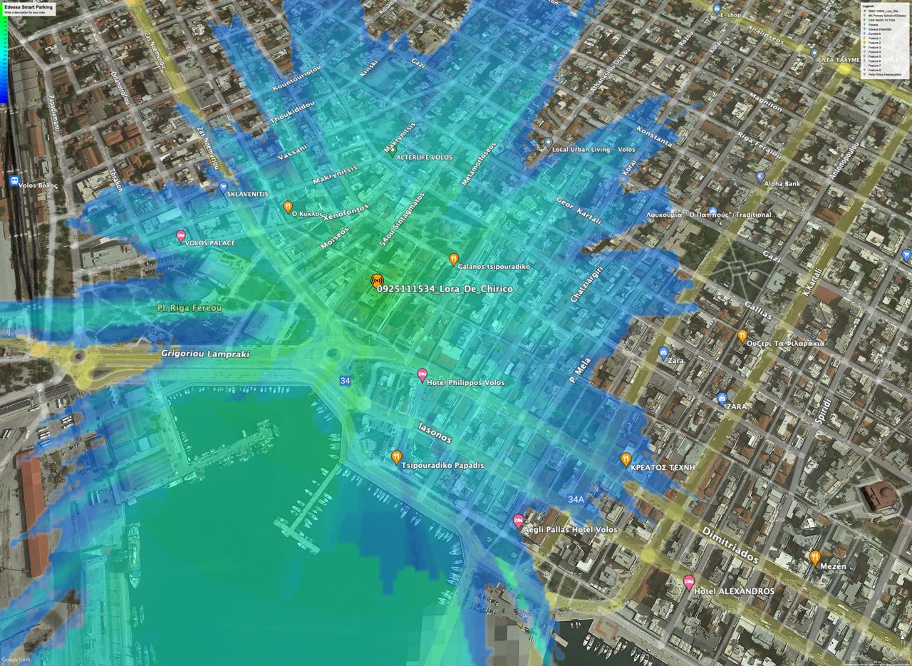 Radio planning for LoRaWAN