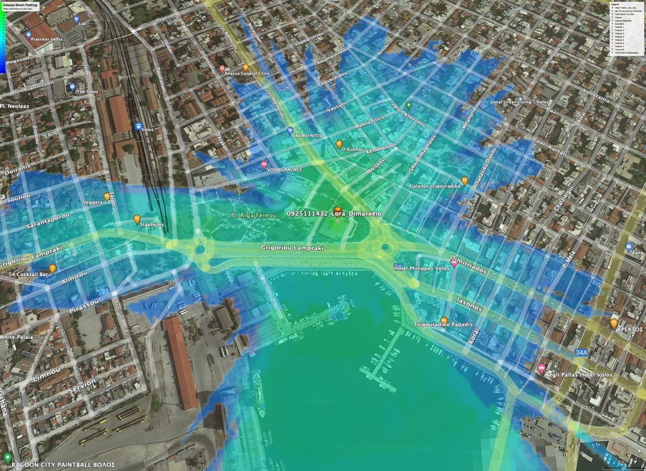 Radio planning for LoRaWAN